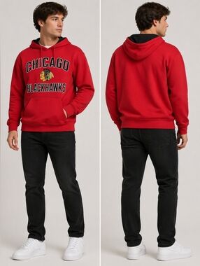 NHL Red Chicago Blackhawks Sweater